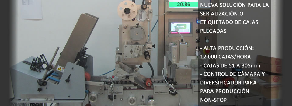 Nueva solución para la serialización o etiquetado de cajas plegables