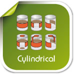 Etiquetado de productos cilíndricos